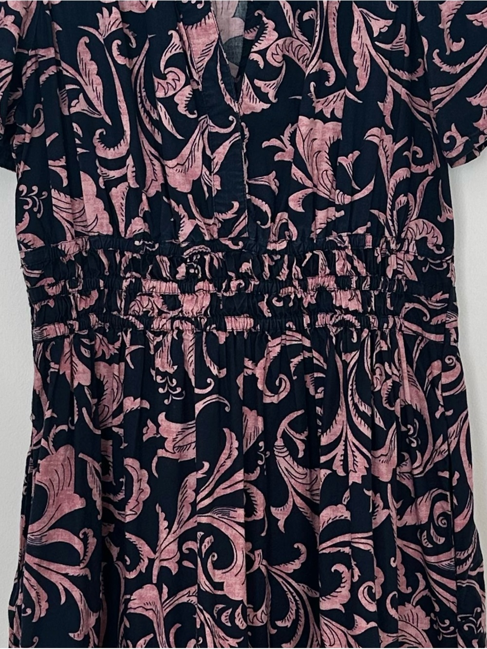 Anthropologie The Somerset Maxi Dress Short Sleeve Purple Pink M - Picture 4 of 12